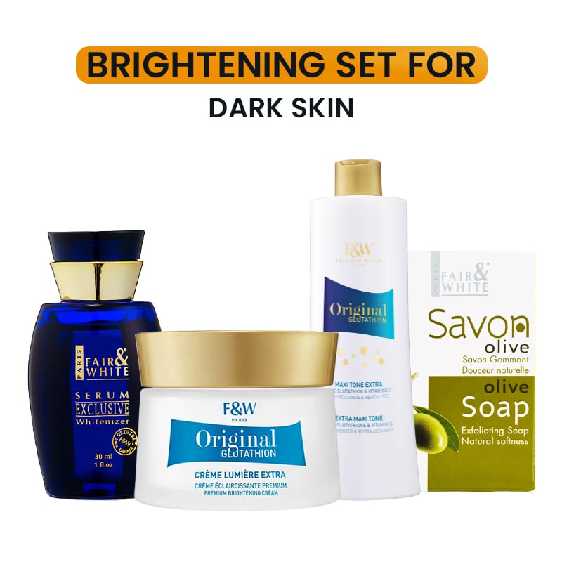Brightening Set For Dark Skin