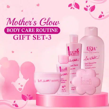 04 Mothers Glow body care routine set 3